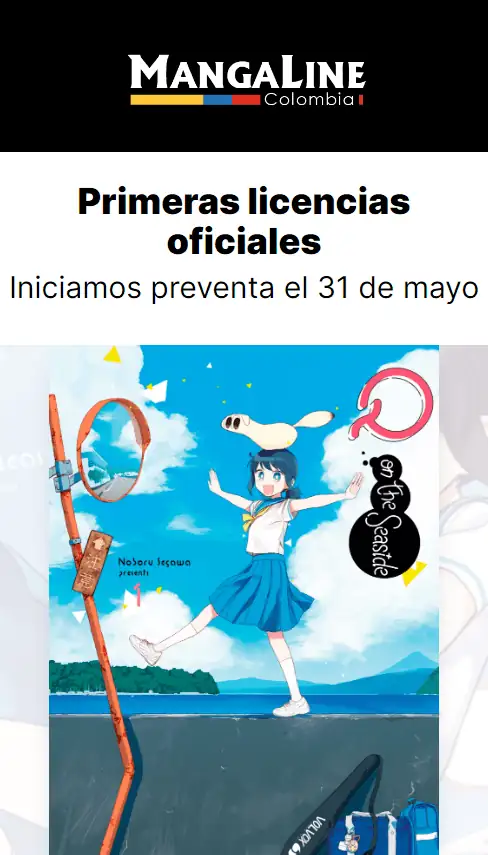 Captura de pantalla del proyecto Mangaline